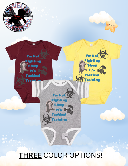 "TACTICAL TRAINING" ONESIE