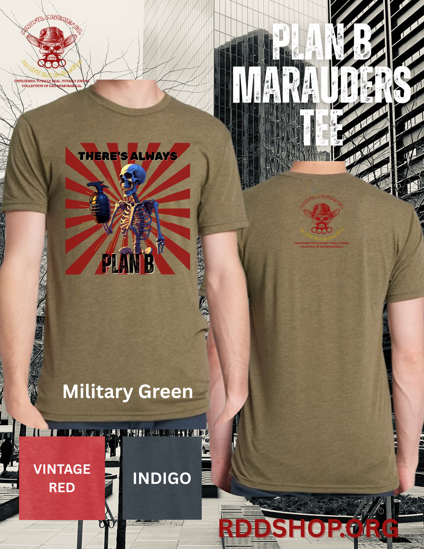 "PLAN B MARAUDERS" TEE